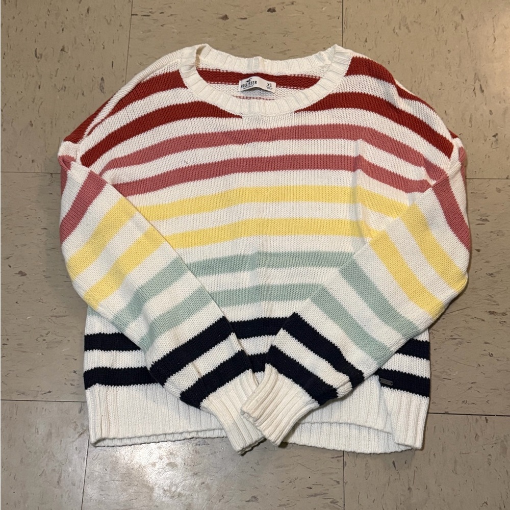 Multicolor striped sweater